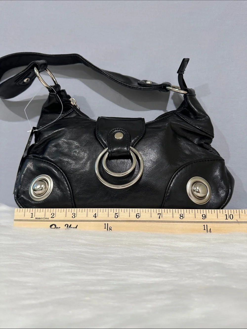 JC Fashion Black Studded Women's Hobo Bag NWT’S